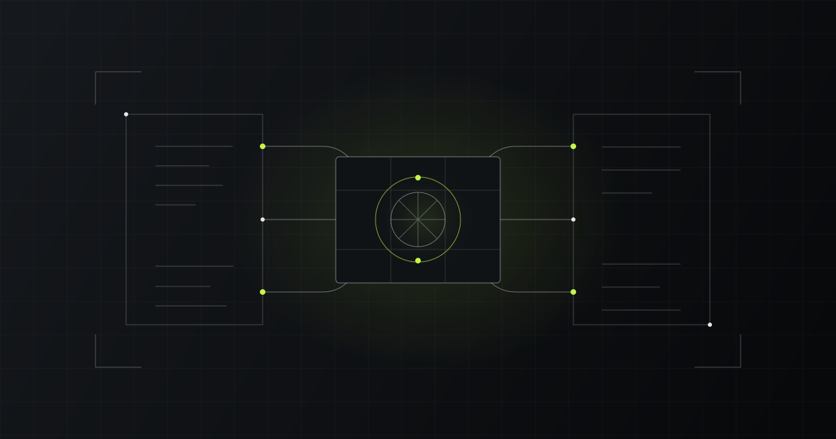 Connected data sources passing through a transformation layer into operational insights